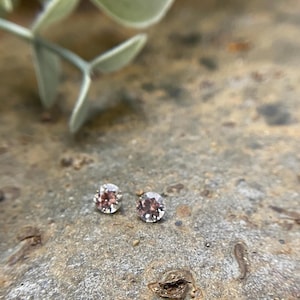 Natural Australian Light Gold Zircon | 1.04 TCW Round Brilliant Cut | Matched Pair | Harts Range NT | Precision Cut Loose Gemstone