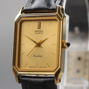 時計 vintage SEIKO EXCELINE GOLD 4N20-0370 時計 vintage SEIKO