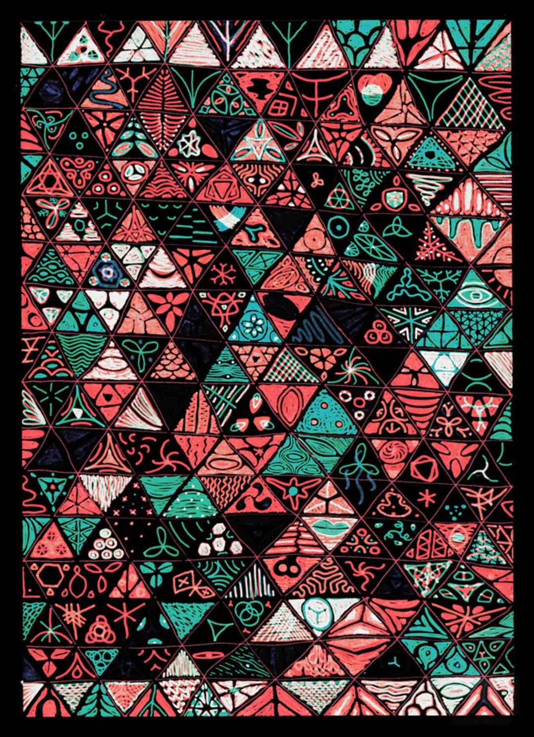 Triangles – Poster (A2) - Etsy
