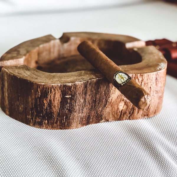 Wood Ashtray Etsy