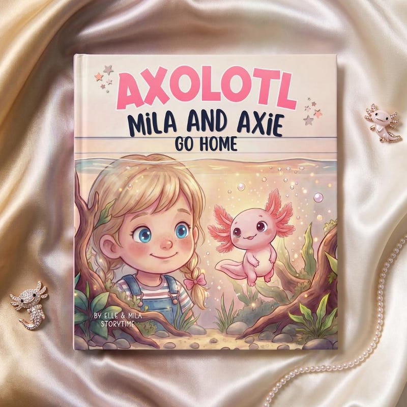 Custom Axolotl Book - Etsy UK