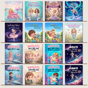Personalized Mermaid Book for Girls, Custom Name Story, Child Becomes a Mermaid, Magical Ocean Adventure, Unique Kids Gift image 11