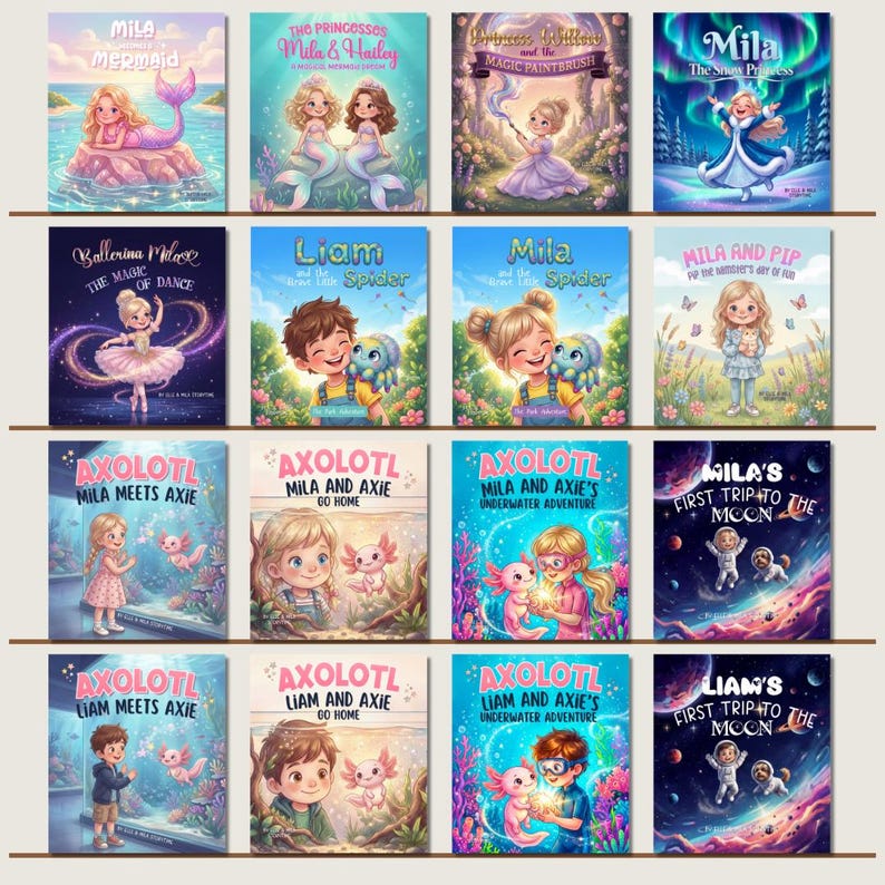 Personalized Mermaid Book for Girls, Custom Name Story, Child Becomes a Mermaid, Magical Ocean Adventure, Unique Kids Gift image 11