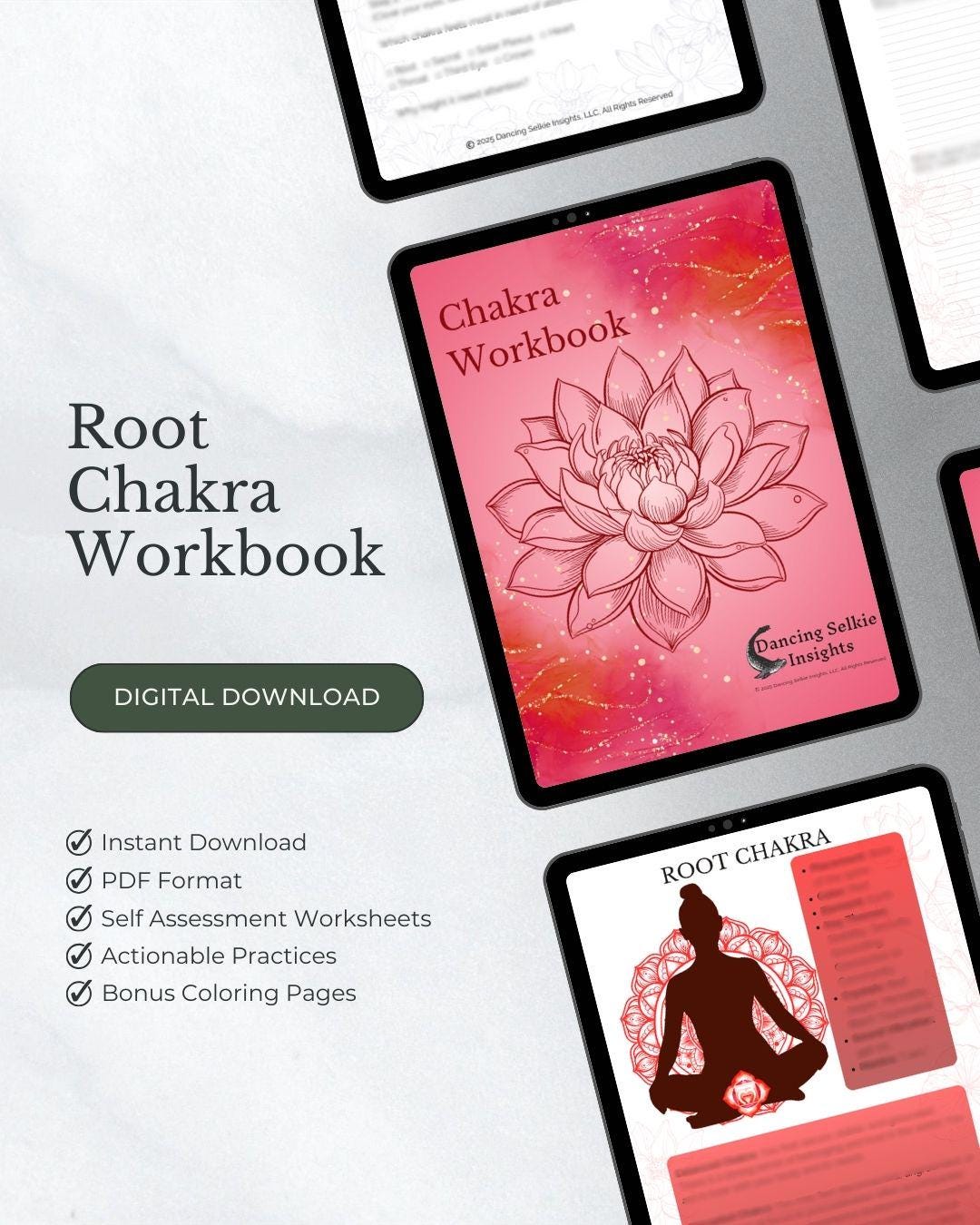 Root Chakra Workbook for Beginners Chakra Healing Guide Root Chakra ...