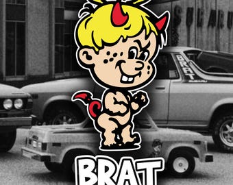 Subaru Brat Kid Decal