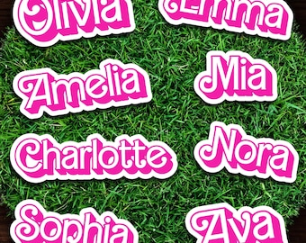Custom Name Stickers: Waterproof Vinyl Labels | Laptop Sticker | Water Bottle Stickers
