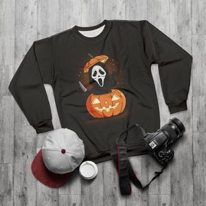 Gruselig-Süßes Ghostface Halloween Unisex Sweatshirt