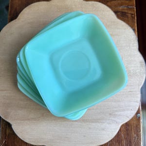 Fire King Jadeite Set Square - Etsy