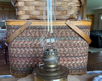 Vintage Kerosene Oil Lamp