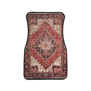 Vintage Style Teppich Auto Fußmatten - Elegantes Auto Accessoire