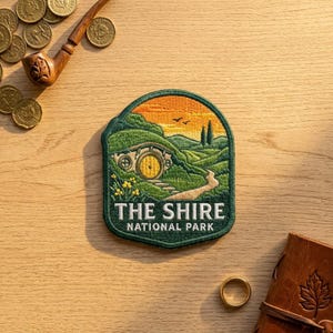 The Shire National Park Embroidered Patch – Australia Travel Souvenir Iron On Applique