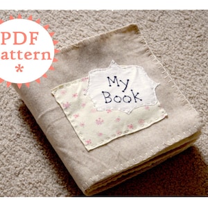 Quiet Book Printable PDF Pattern With Instructions Instant Download image 1