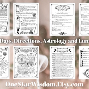 16 PAGES BUNDLE! Book of Shadows / Grimoire - Basic Witchcraft ...