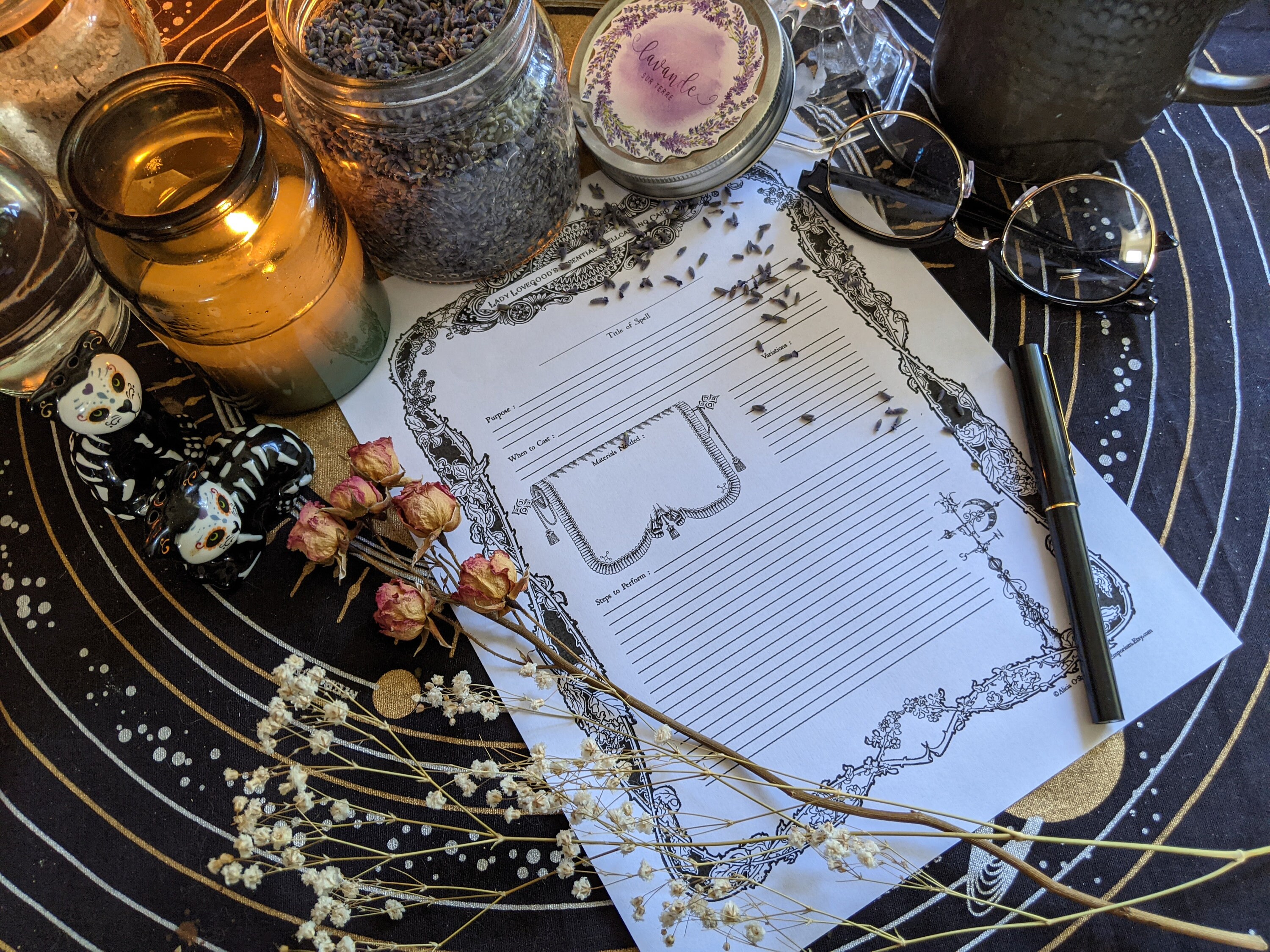 Spell Templates Printable PDF - Etsy