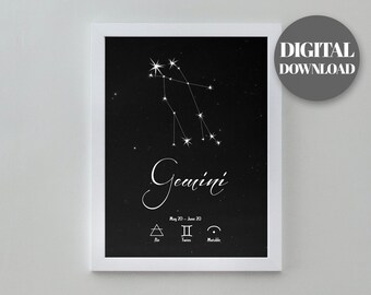 Gemini - Printable Art