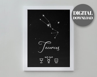 Taurus - Printable Art