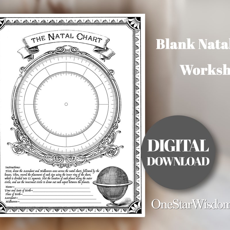 Natal Chart Print - Etsy