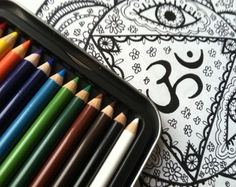 Chakra Mandala Workbook / Coloring Pages [Instant Download and Printable] with Bonus Activity!