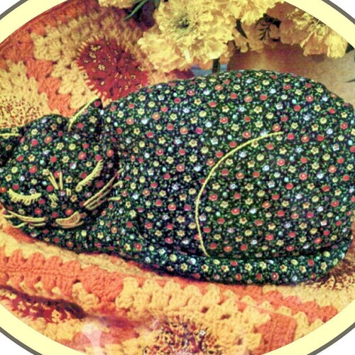 Full Size PDF SEWING PATTERN to Make a Sleeping Cat Door Stop Etsy