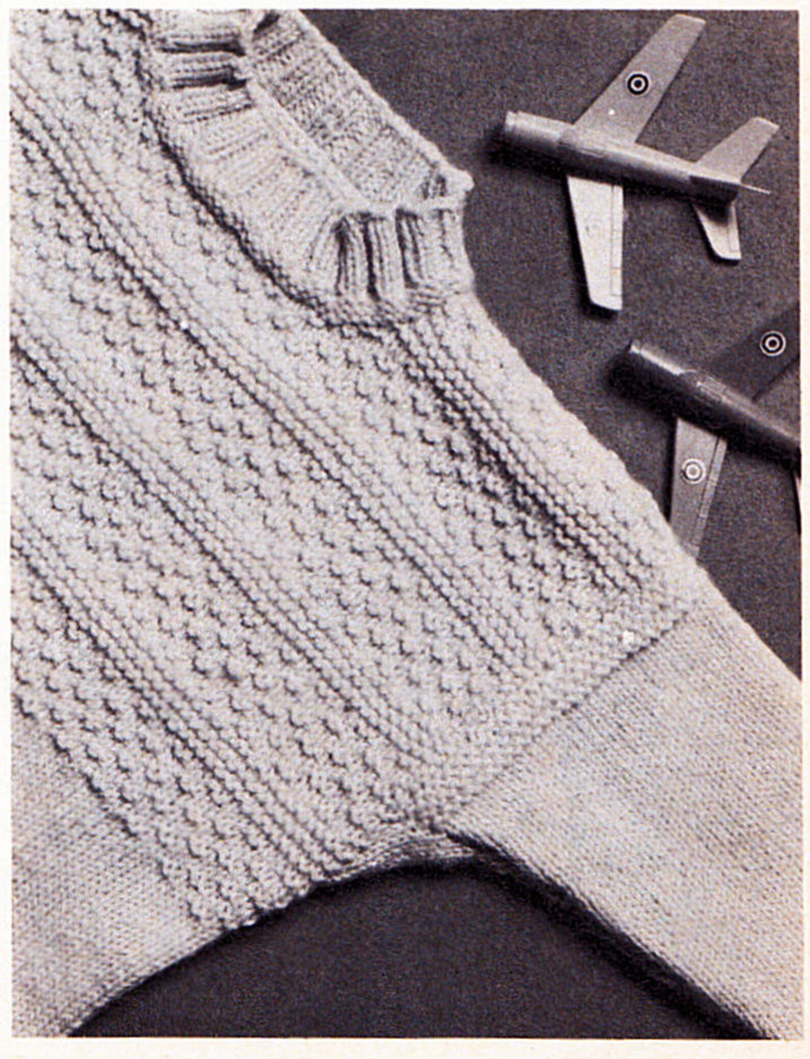 Instant Download PDF Knitting Pattern to Make a Guernsey Style Etsy UK