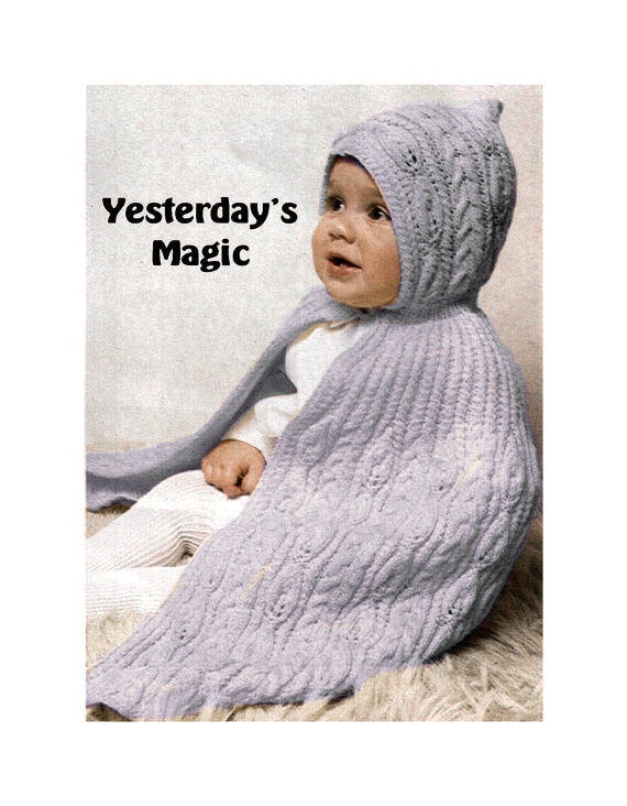 Hooded baby wrap knitting pattern hotsell