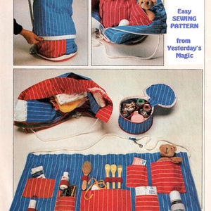 PDF Easy Sewing Pattern to make a Baby Changing Mat Day-Out Duffle Bag or Travel Flight Holdall Overnight Weekend Picnic Instant Download