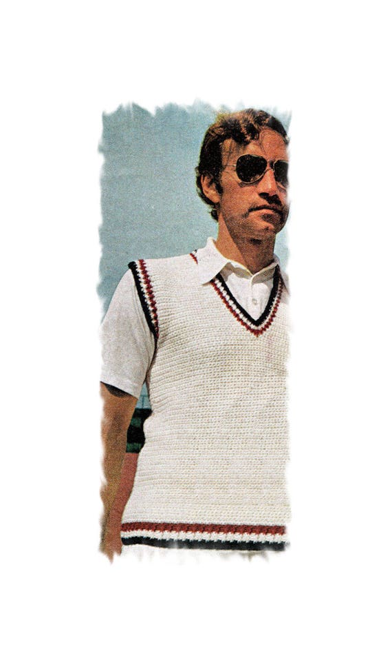 Men's tennis sweater vest sale