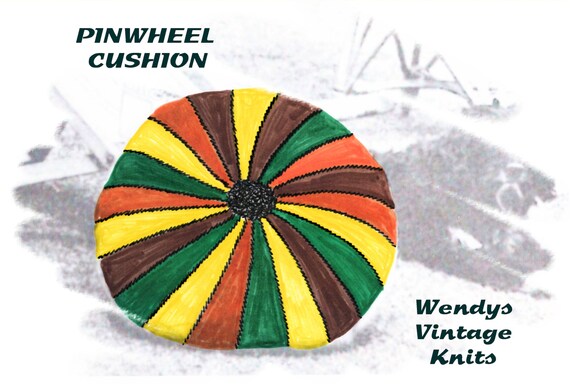 Round pinwheel cushion new arrivals