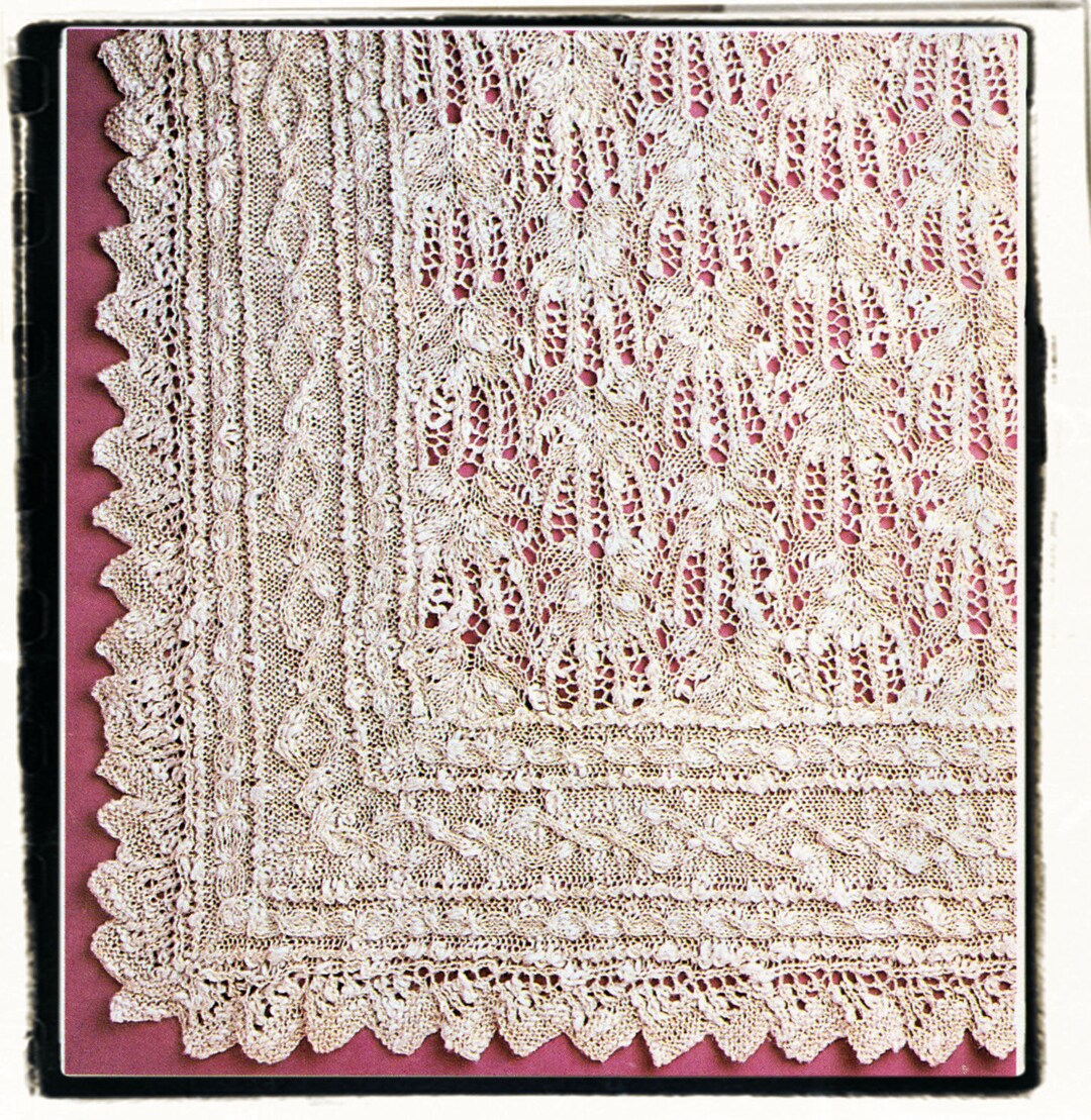 Instant Download PDF Knitting Pattern to Make an Heirloom Frost Flower ...
