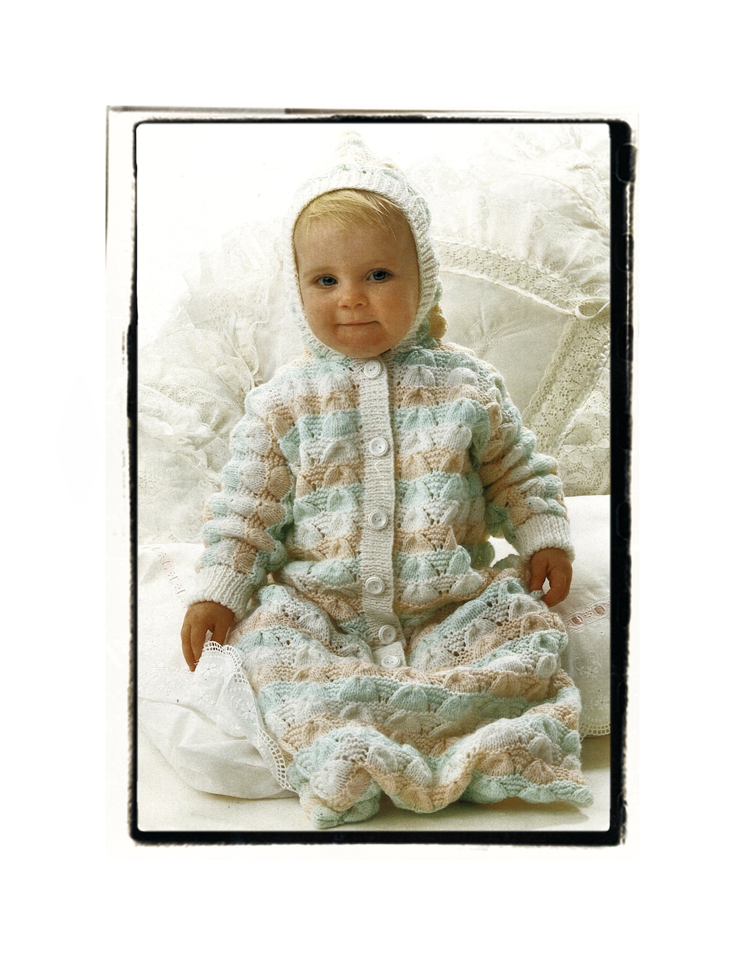 Instant Download PDF Knitting Pattern to Make a Baby Sleeping Bag ...