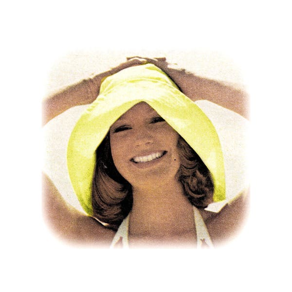 PDF druckbare Schnittmuster für eine große Fold Back Krempe Floppy Sun oder Regen Hut Damen Größen Sofort Download Sommerurlaub