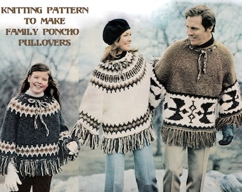 ジャケット・アウター archive Roshell feathered knit poncho Thirdsy Knit Crochet Textured Poncho Sweater Cape Coat