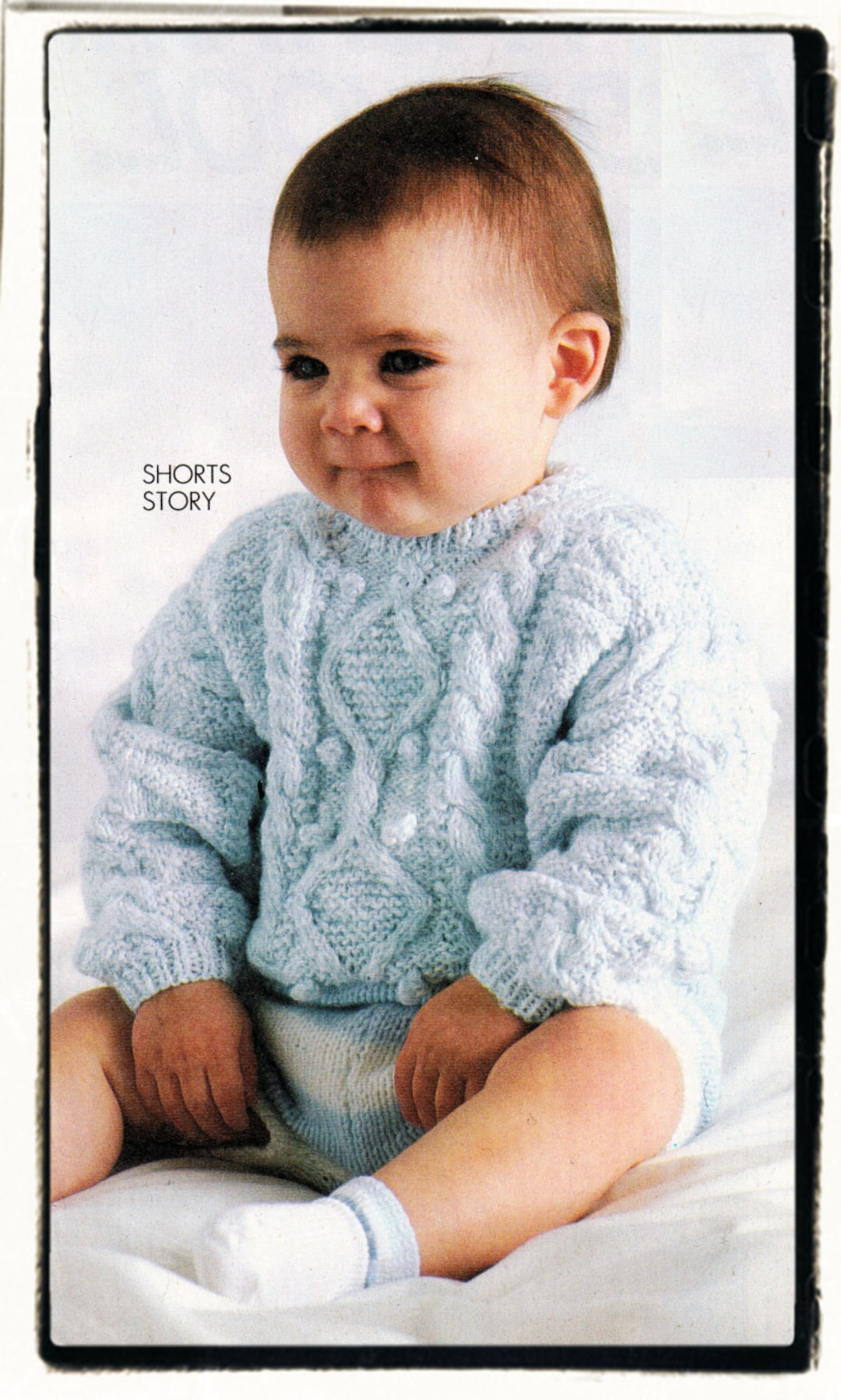 Instant Download PDF Knitting Pattern to Make a Baby Girls or - Etsy