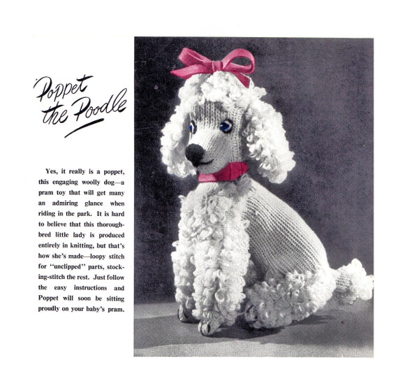 poodle knitting pattern