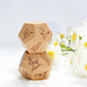 Set di dadi personalizzati per appuntamenti - Regali per anniversario - Dadi di posizione, Idee per appuntamenti serali, Regalo per coppie