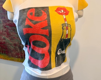 Upcycled Coke Halter Top