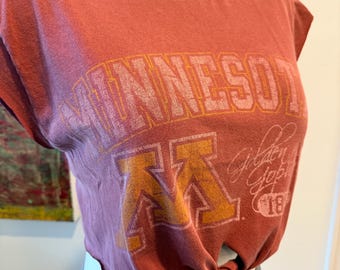 Minnesota tshirt - upcycled/custom cut
