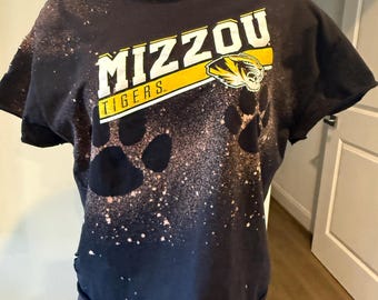 Mizzou tshirt - upcycled/custom cut