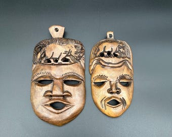 Handmade African Wooden Mask  – Tribal Wall Art Decor