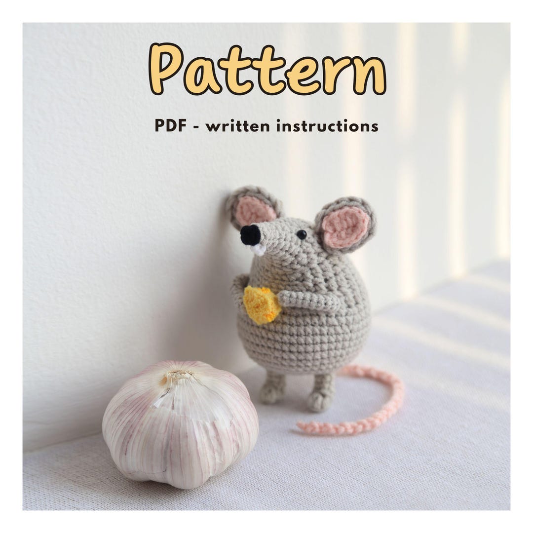 CROCHET PATTERN | Easy Amigurumi Mini Mouse | French Kitchen Decor ...