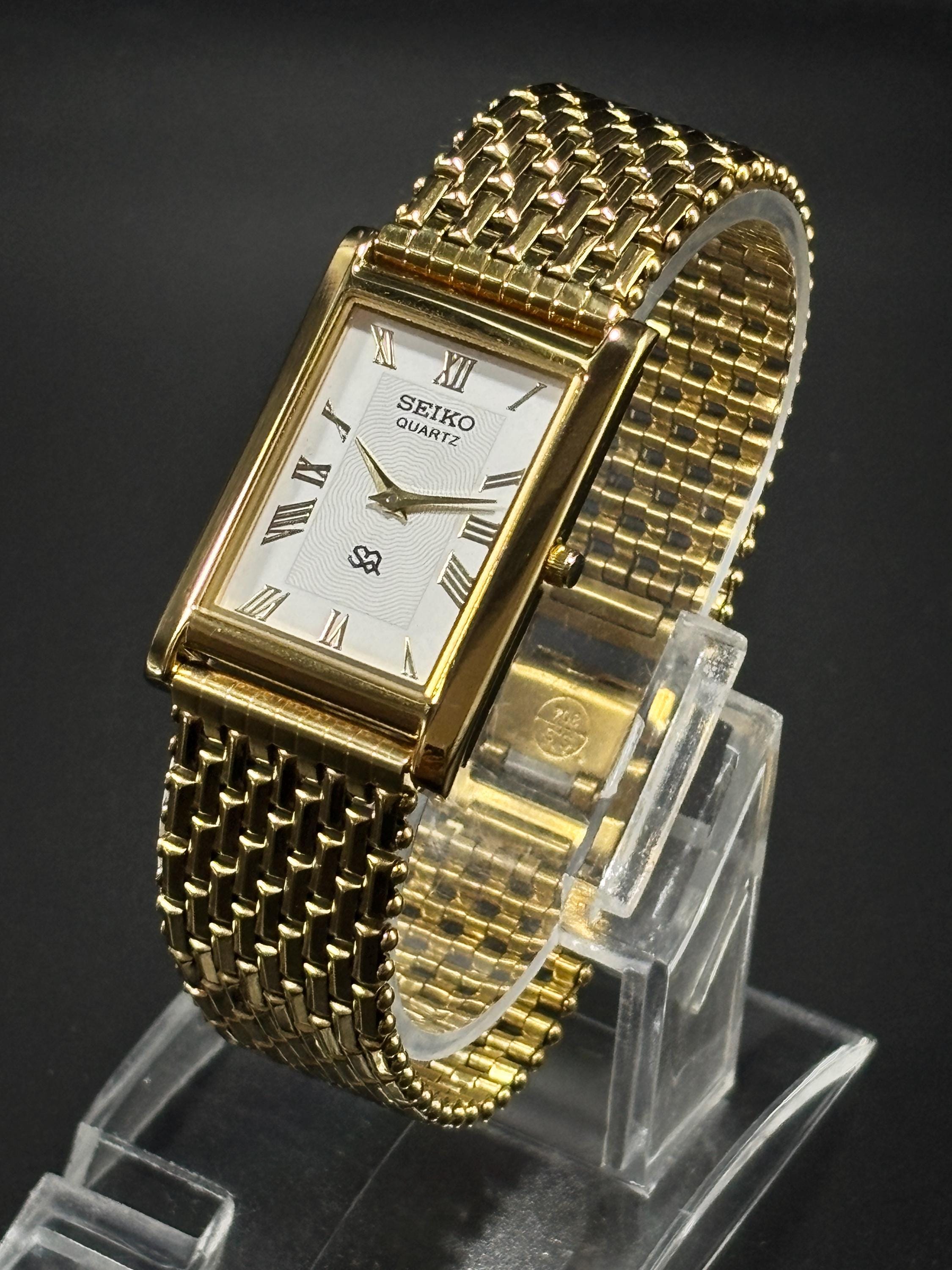 Vintage womens seiko gold watch - Etsy 日本