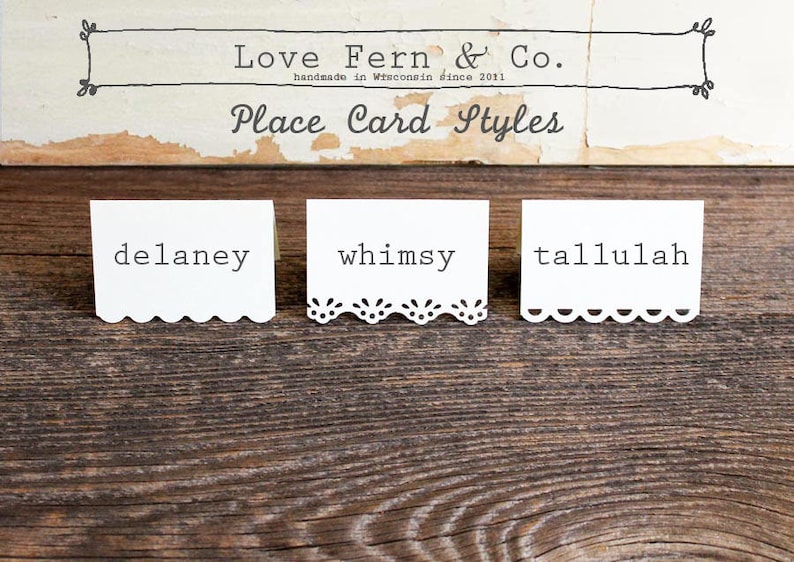 yellow printed place cards for wedding party set of 100 delaney shower