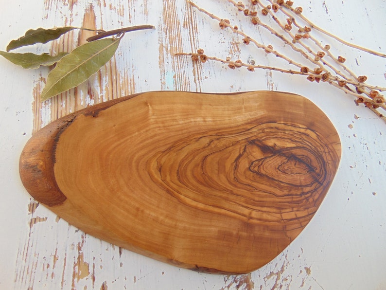 Olive Wood Rustic Cutting Board 10.8 X 6.1 Inch Personalized Etsy