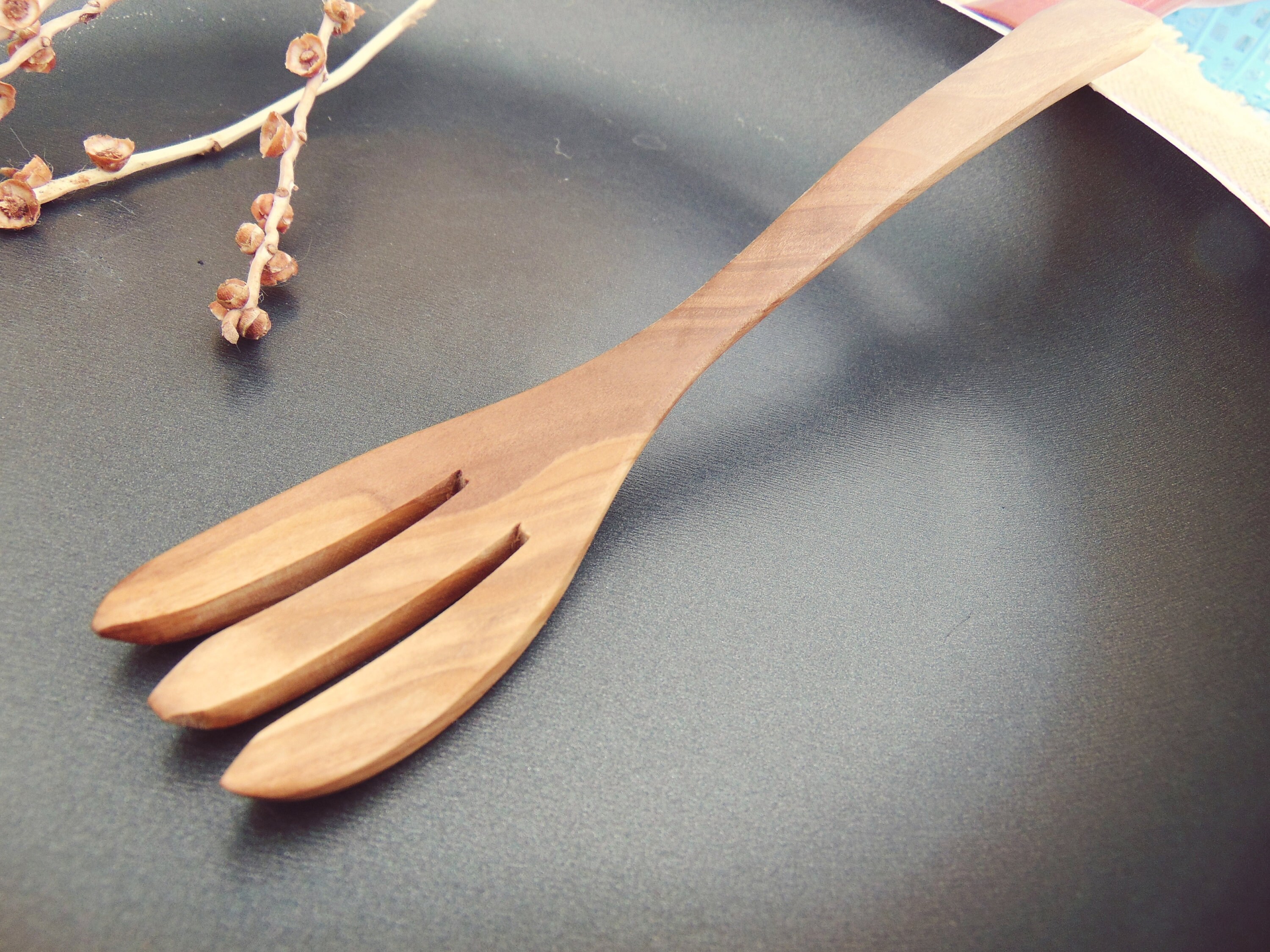 Olive Wood Exotic Rustic Fork Cooking Serving Kitchen Spoon Etsy