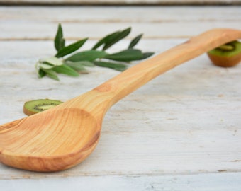 Extra Large Big Long Spoon | Cooking Serving Mixing Spoon  19.4 inches | Gift For Mom #08, Housewarming Gift