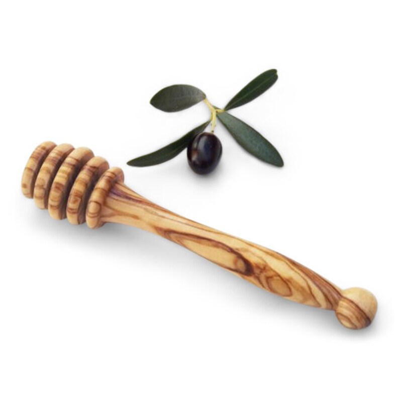 Olive Wood Honey Dipper 4.6 Inch / Wooden Honey Spoon Etsy