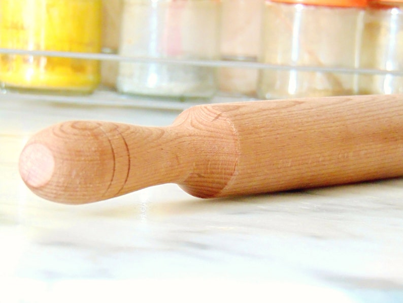 Wood Pastry Pizza French lightweight Rolling Pin Wooden Rolling Pin 19.6 inches ~ 50 cm Wedding gift