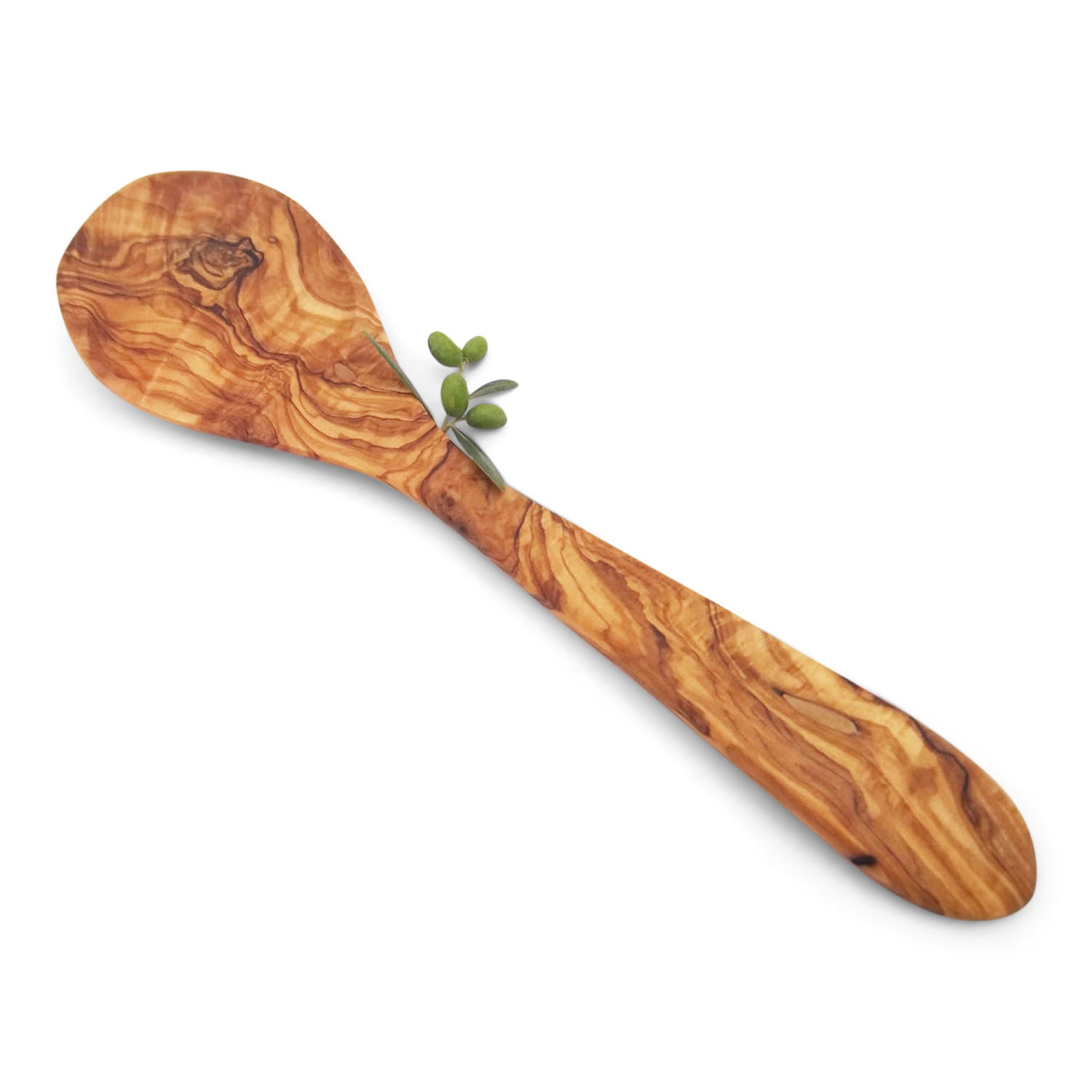 Olive Wood Spoon / Wooden Kitchen Cooking Eating Serving Spoon Etsy