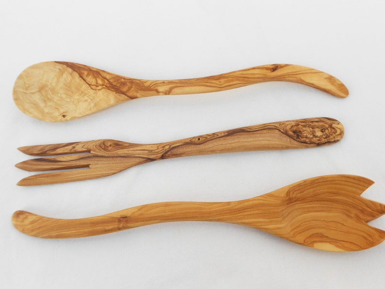 Olive Wood Cooking Utensil set Olive Wood kitchen utensil Etsy