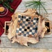 Rustic Chess Set Board, Chess board, Dad gift, Boyfriend Gift, Groomsmen Gift, wedding shower gift 